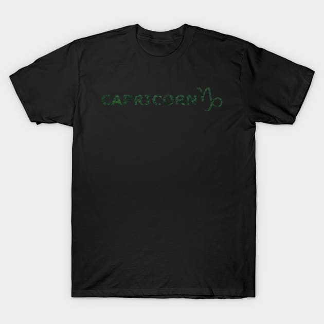 CAPRICORN (earth) T-Shirt by Zodiac Lover